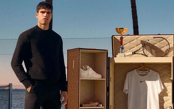Carlos Alcaraz partners with Louis Vuitton